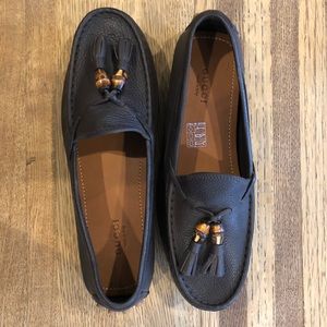 Gucci tassel loafers / moccasins 37 brown new+auth